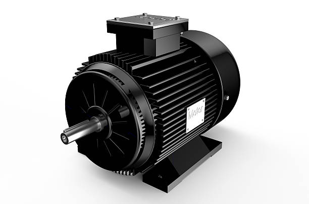 istock Industrial black electric motor 478247676