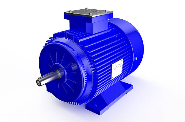 istock Industrial blue electric motor 478247678