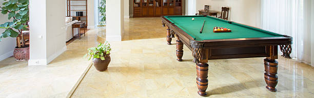 istock Billiard table in living room 478248268