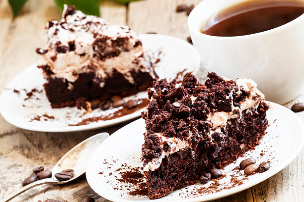 istock Delicious chocolate coffee cake with butter cream 478248632