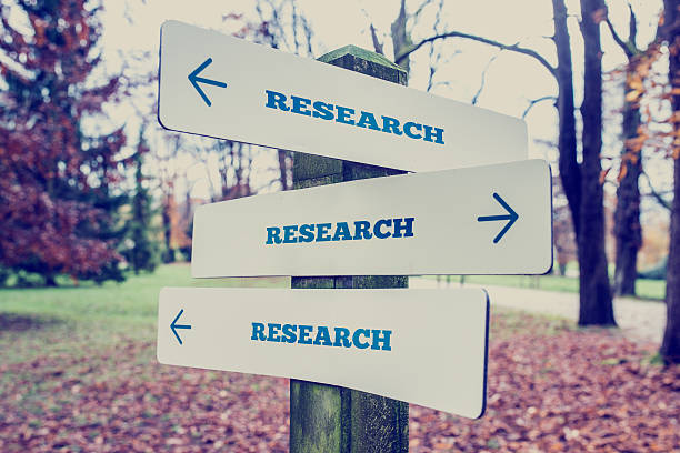 istock Rural signboard with the word Research 478248818
