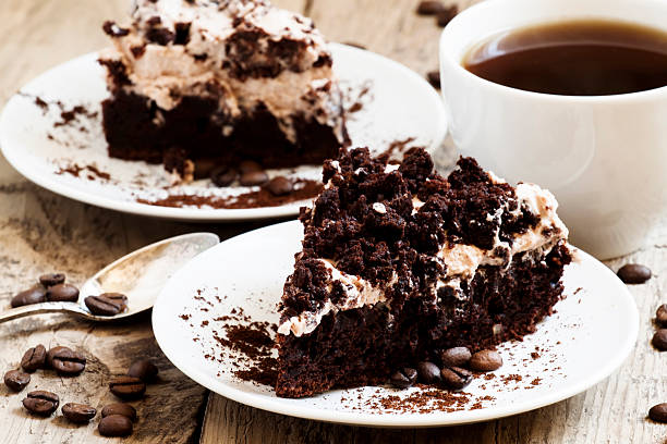 istock Delicious chocolate coffee cake with butter cream 478249310