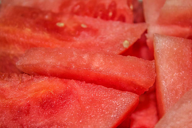 istock Close Up of Watermelon Pieces 478249452