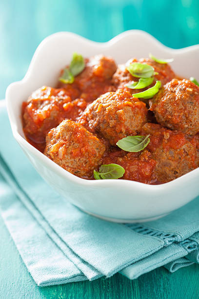 istock meatballs with tomato sauce in bowl 478253040