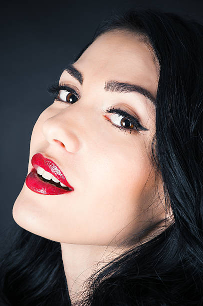 istock woman with beautiful brown eyes 478253845