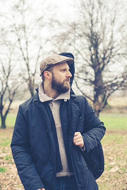 istock bearded man at the park 478255087