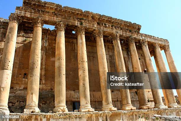 Baalbek Lebanon Middle East Stock Photo - Download Image Now - 2015, Ancient, Ancient Civilization