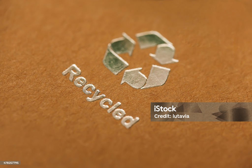 recycled paper Macrophotography Stock Photo