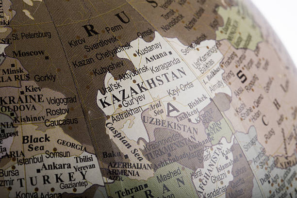 istock Map of Kazakhstan and the Surrounding Countries 478258096