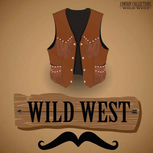 Vector illustration of Cowboy Collections - The Cowboy Sweater.