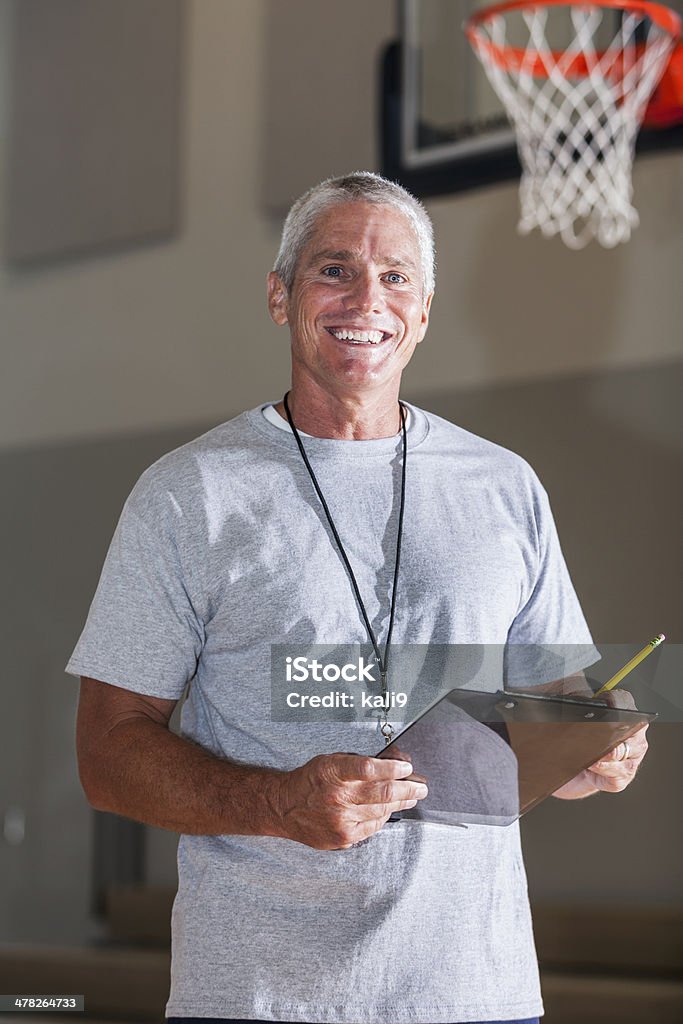 Técnico de basquete - Foto de stock de Sexo Masculino royalty-free