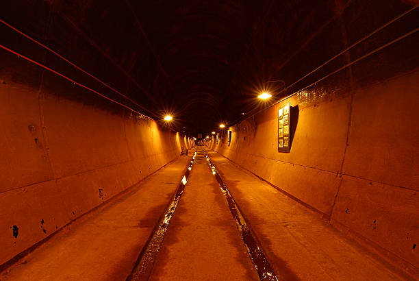 Darwin WWII Oil Storage Tunnels stock photo
