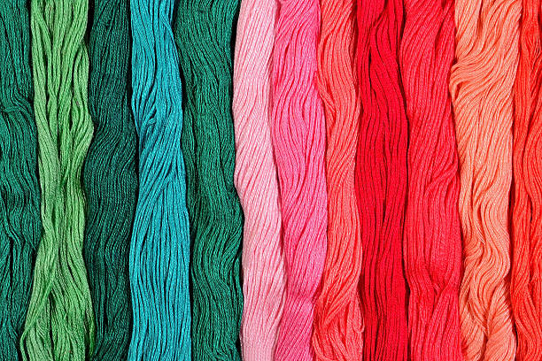 istock Colorful skeins of floss as background texture 478266246