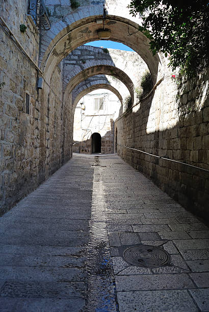 istock Street in old Jerusalem, Israel. 478266569