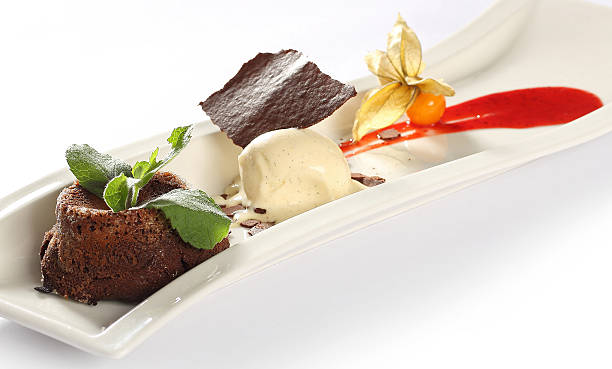 istock Souffle with ice cream and mint 478267225