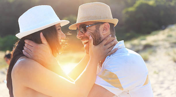 istock Young couple on the beach 478268214