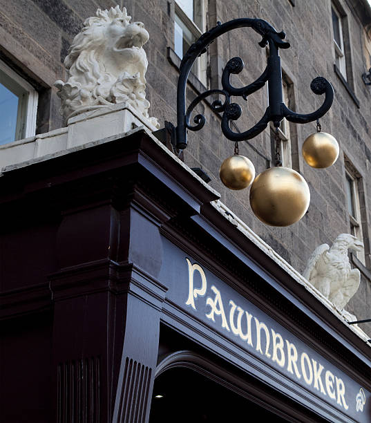 istock Pawnbroker Shop with sign 478268787