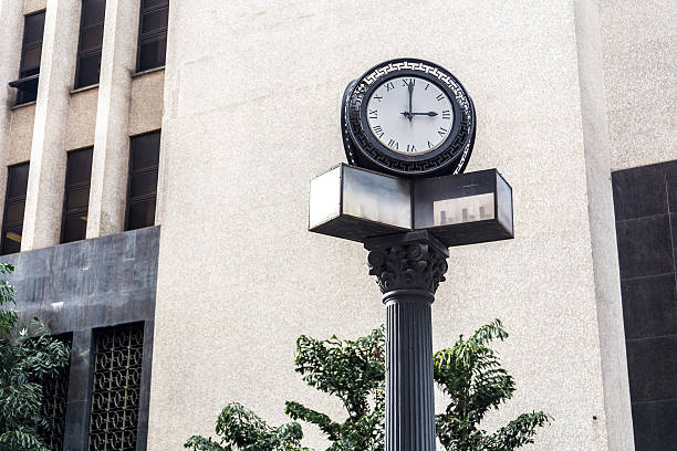 Old clock in Sao Paulo Downtown, Brazil
