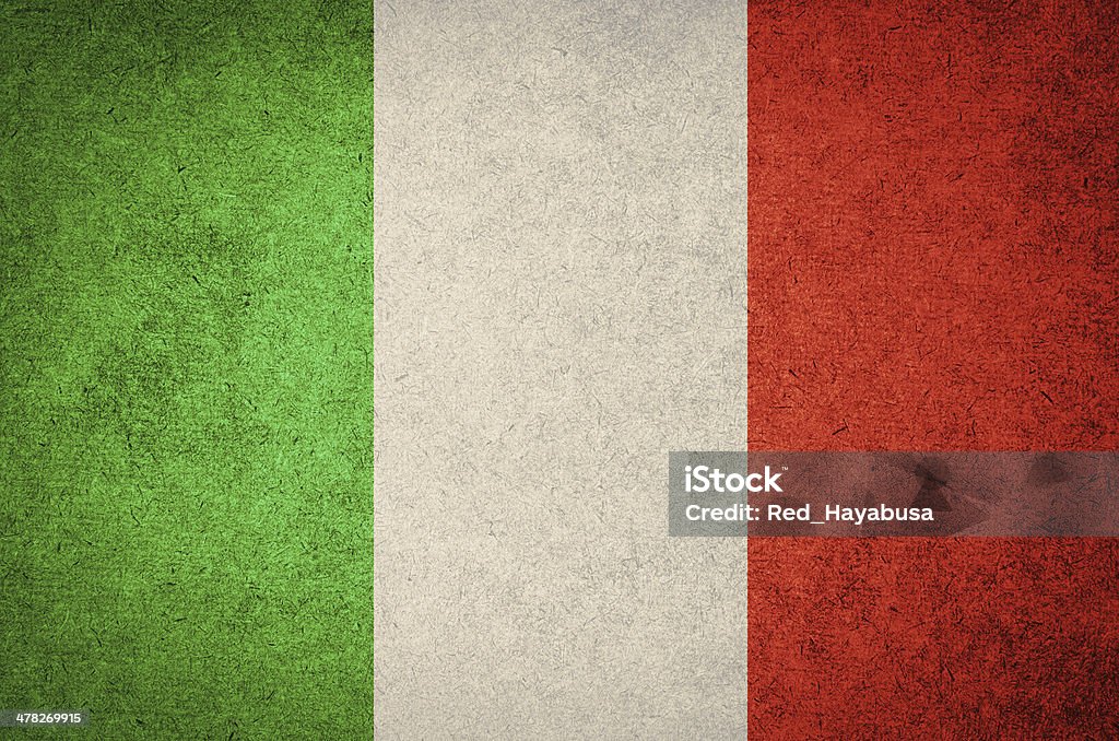 grunge de bandera de Italia - Foto de stock de Abstracto libre de derechos