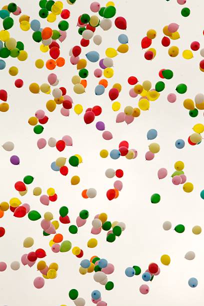 istock Colored balloons in the sky 478270045
