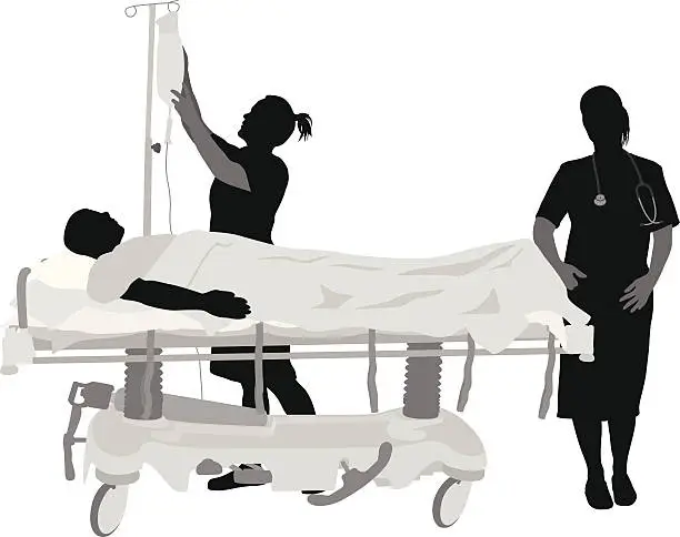 Vector illustration of Nursing Duties