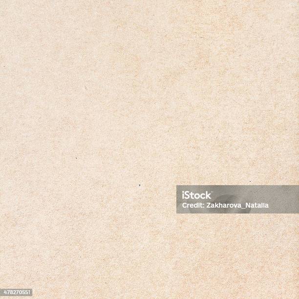 Textured Recycled Vintage Light Beige Natural Paper Background Stock Photo - Download Image Now