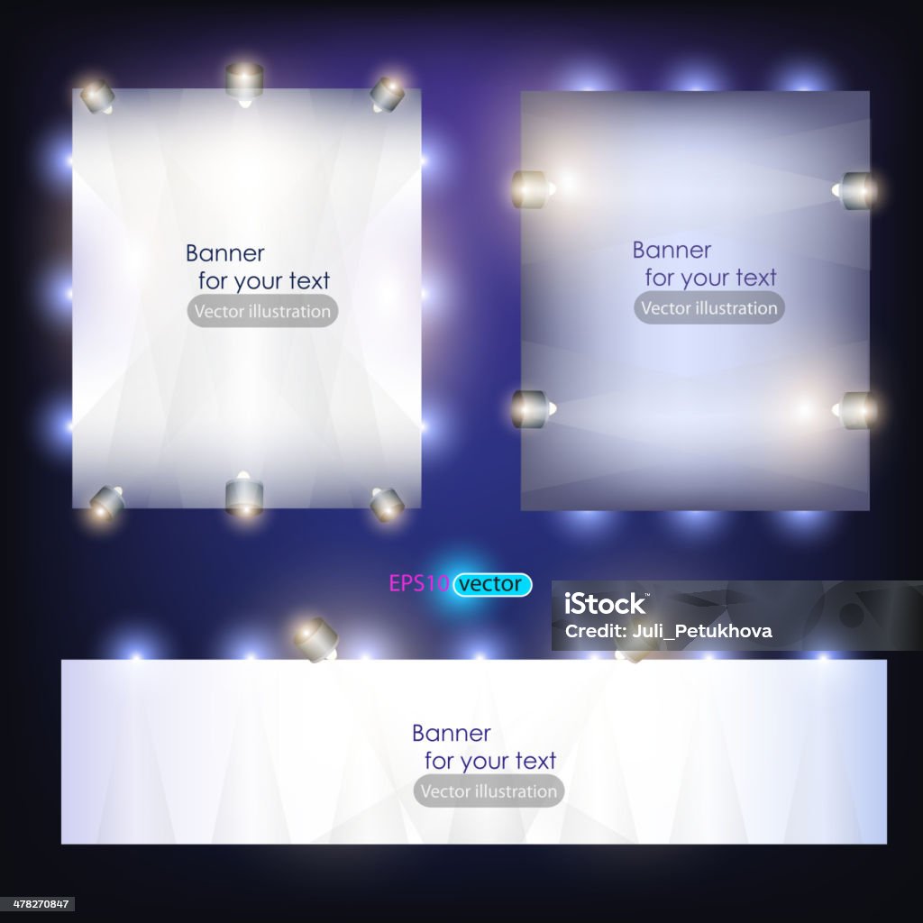 Blank Banner Design Stock Illustration - Download Image Now - Blank ...