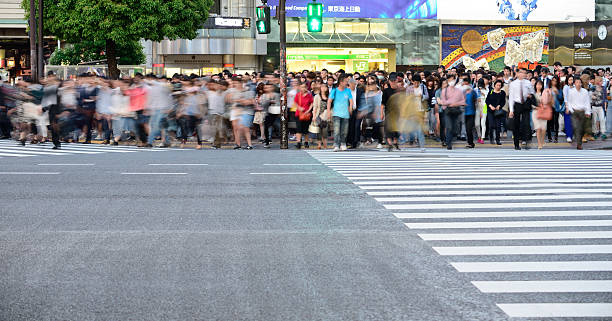 istock Motion blurred Shibuya (zebra) crossing 478271312