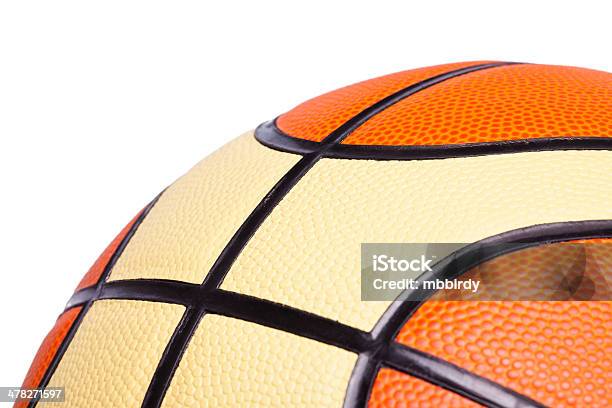 Baloncesto Aislado En Blanco Foto de stock y más banco de imágenes de Actividades recreativas - Actividades recreativas, Artículos deportivos, Baloncesto