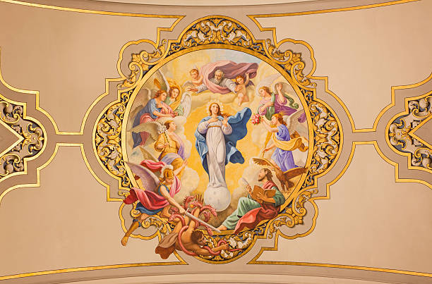 istock Seville -  fresco Virgin Mary as Immaculate conception 478273018