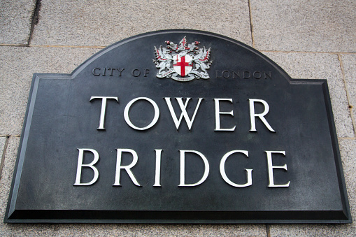 The Tower Bridge, London, England.