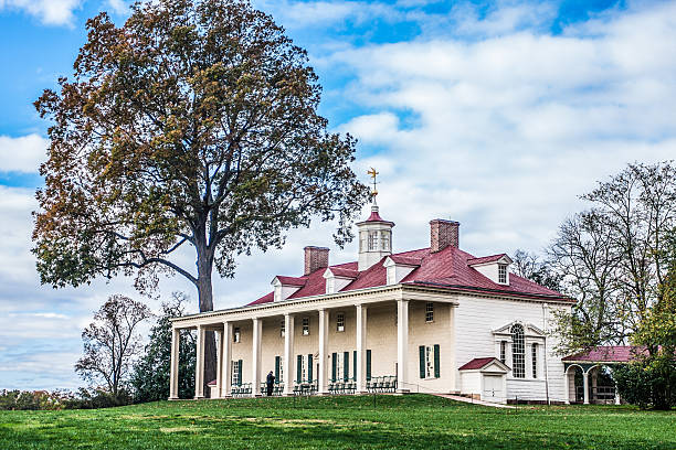 Mount Vernon, Home of George Washington stock photo