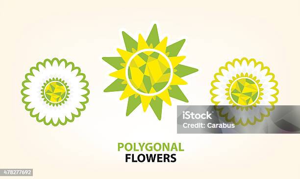 Spring Low Poly Low Poly Spring Flower Stock Illustration - Download Image Now - 2015 ...