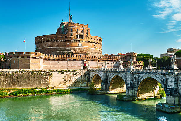 istock Roma, Sant Angelo Castle and Bridge 478278009
