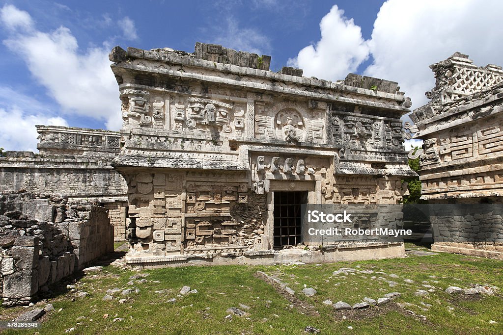 "La Iglesia" in the Las Monjas complex "La Iglesia" in the Las Monjas complex, Cichen Itza Chichen Itza Stock Photo