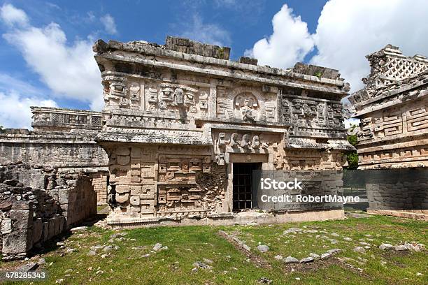 La Iglesia In The Las Monjas Complex Stock Photo - Download Image Now - Chichen Itza, Church, Color Image