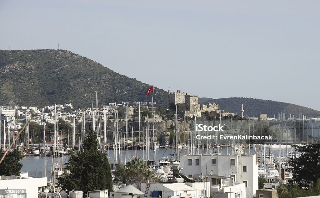 Bodrum Marina e Castelo - Royalty-free Antigo Foto de stock