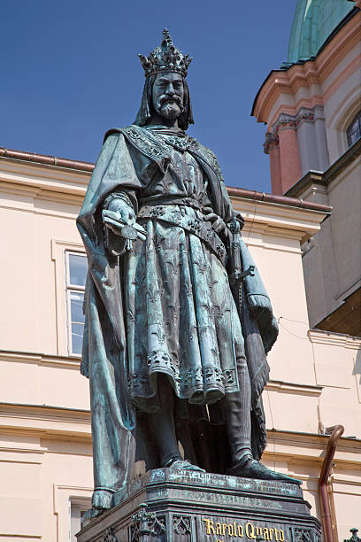 istock Prague - emperor Charles IV statue 478286195
