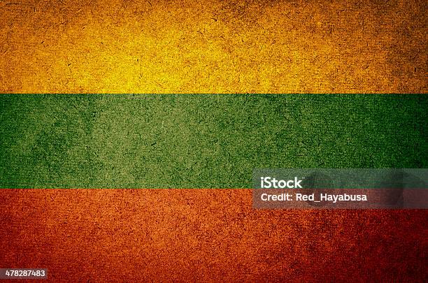 Foto de Bandeira Do Grunge De Lituânia e mais fotos de stock de Bandeira - Bandeira, Bandeira Lituânia, Bandeira Nacional Europeia