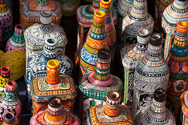 Opened paint cans with colors. Artistic occupation concept.