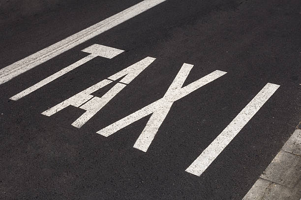 istock Taxi road marking 478287817