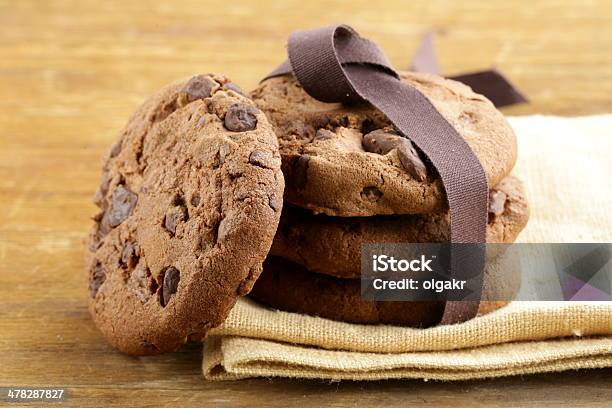 Super Chocolate Chip Cookies Festive Meal Stock Photo - Download Image Now - Baked, Bakery, Baking