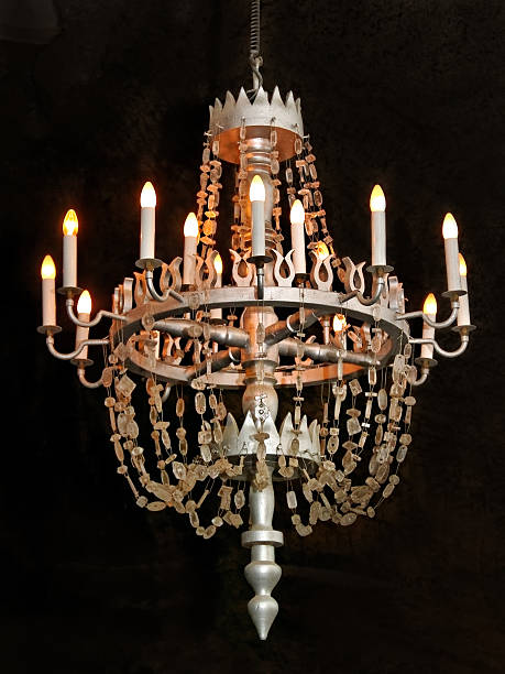 istock Chandelier in the salt cave. 478287993
