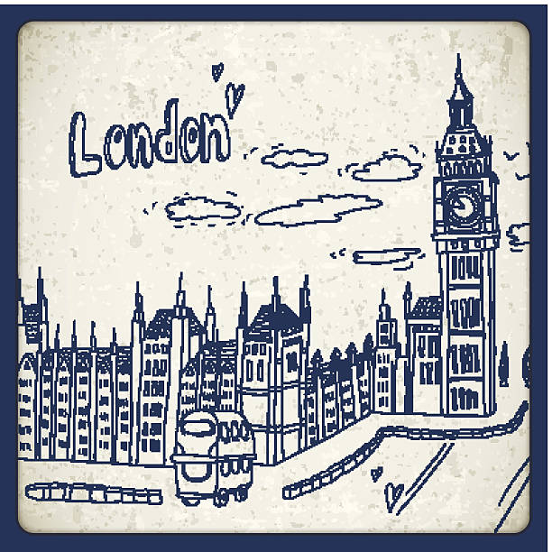 London Doodles Vẽ Phong Cảnh Theo Phong Cách Cổ Điển Hình minh họa Sẵn có -  Tải xuống Hình ảnh Ngay bây giờ - iStock
