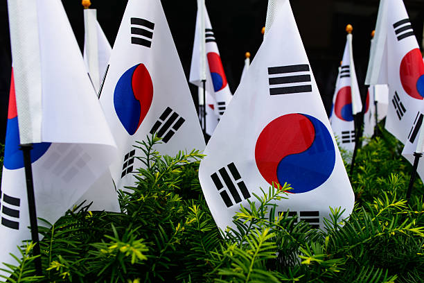 istock National Flags of South Korea 478288647