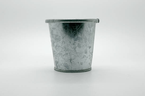 istock Metal zinc bucket on a white background 478289008