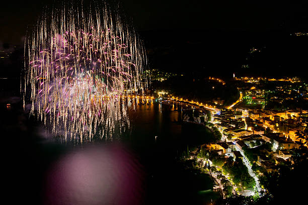 istock Fireworks in the bay of Garda 478289625