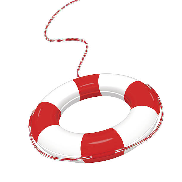 rettungsring zu - life belt water floating on water buoy stock-grafiken, -clipart, -cartoons und -symbole