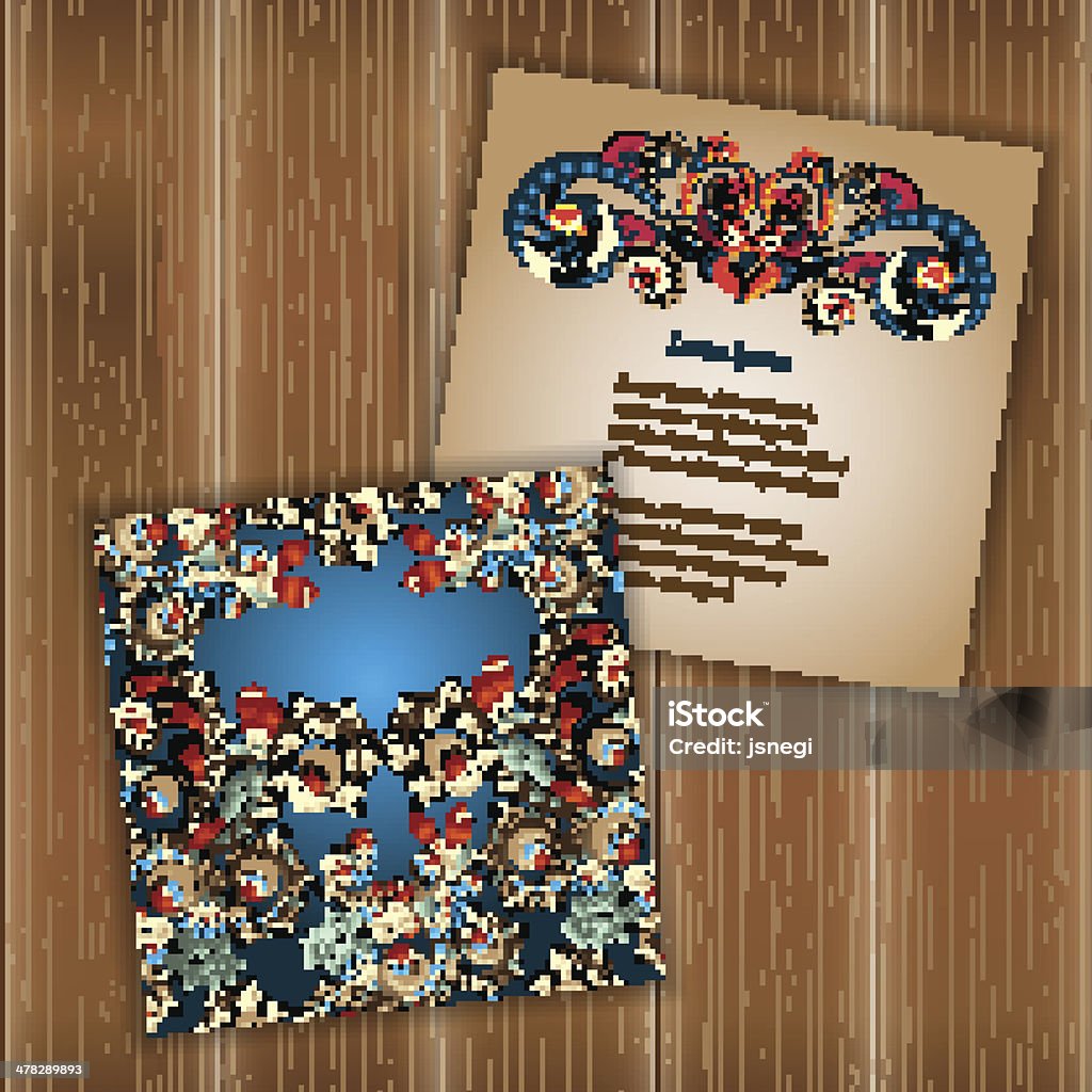 Ethnic Pattern Card Set Unique Abstract Ethnic Pattern Card Set Stock Illustration - Download ...