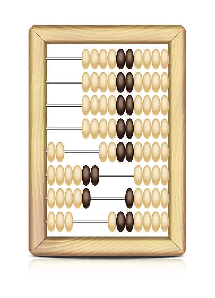 Vector illustration of abacus